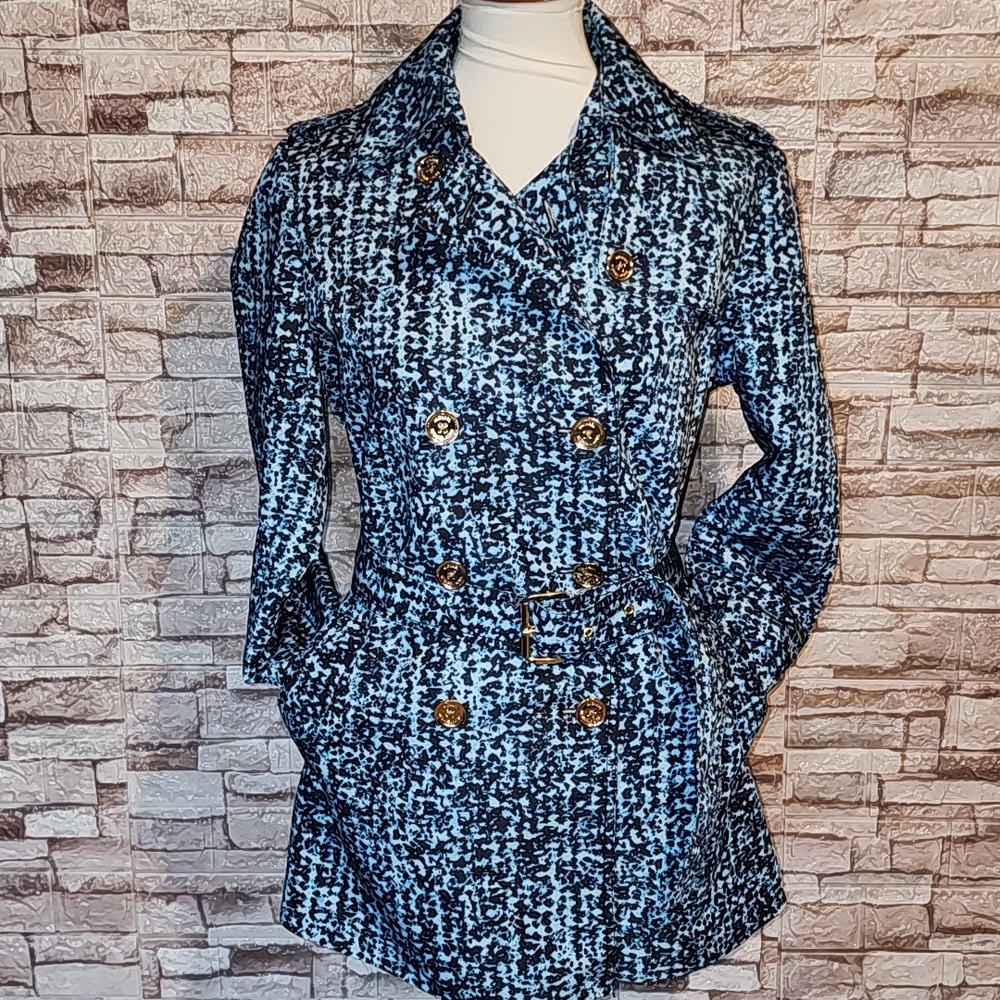 Michael Kors Print Trench Coat Brand New